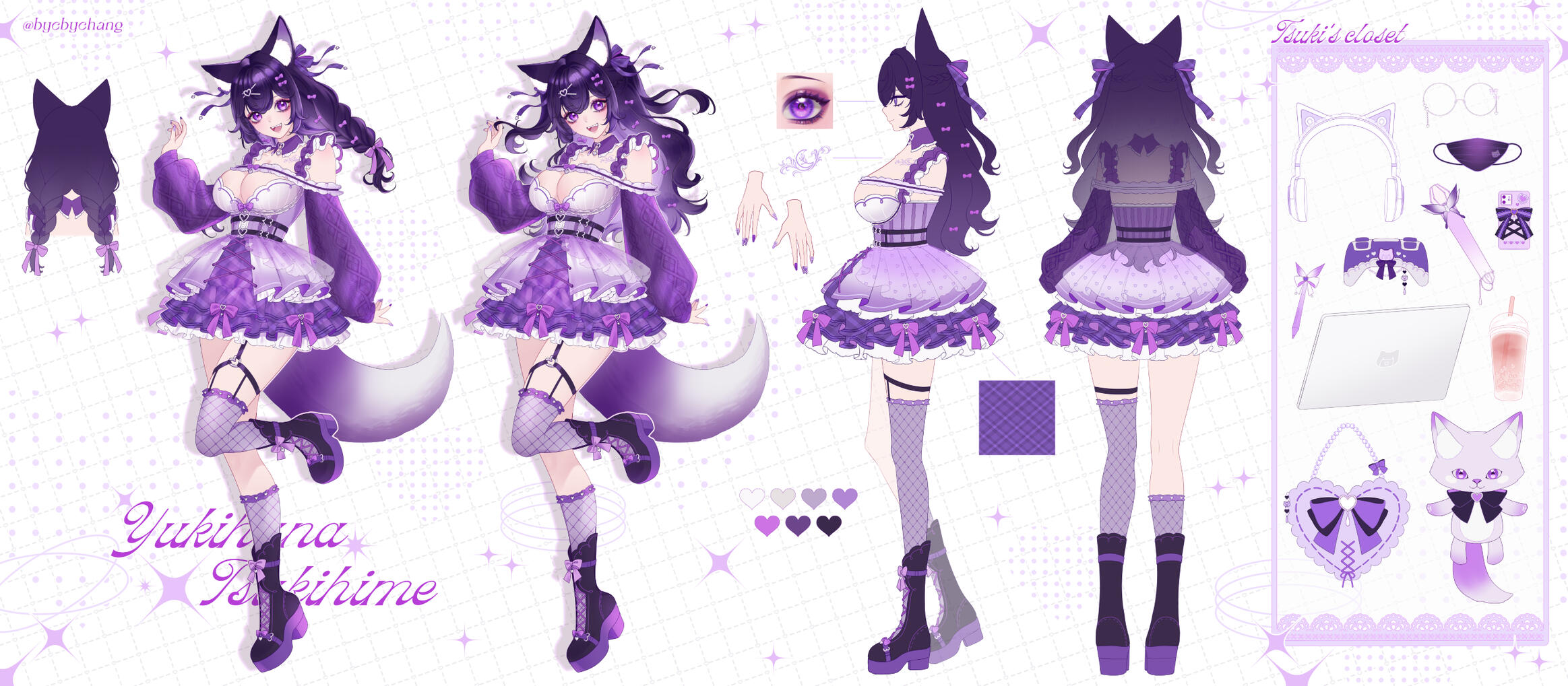 Model 3.0: Jirakei Tsukihime - V1_Purple