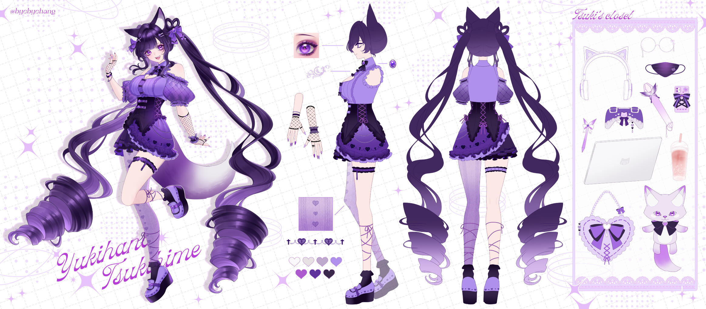 Model 3.0: Jirakei Tsukihime - V2_Purple